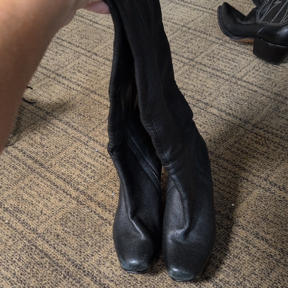 Chic Black Women's Wedge Boots